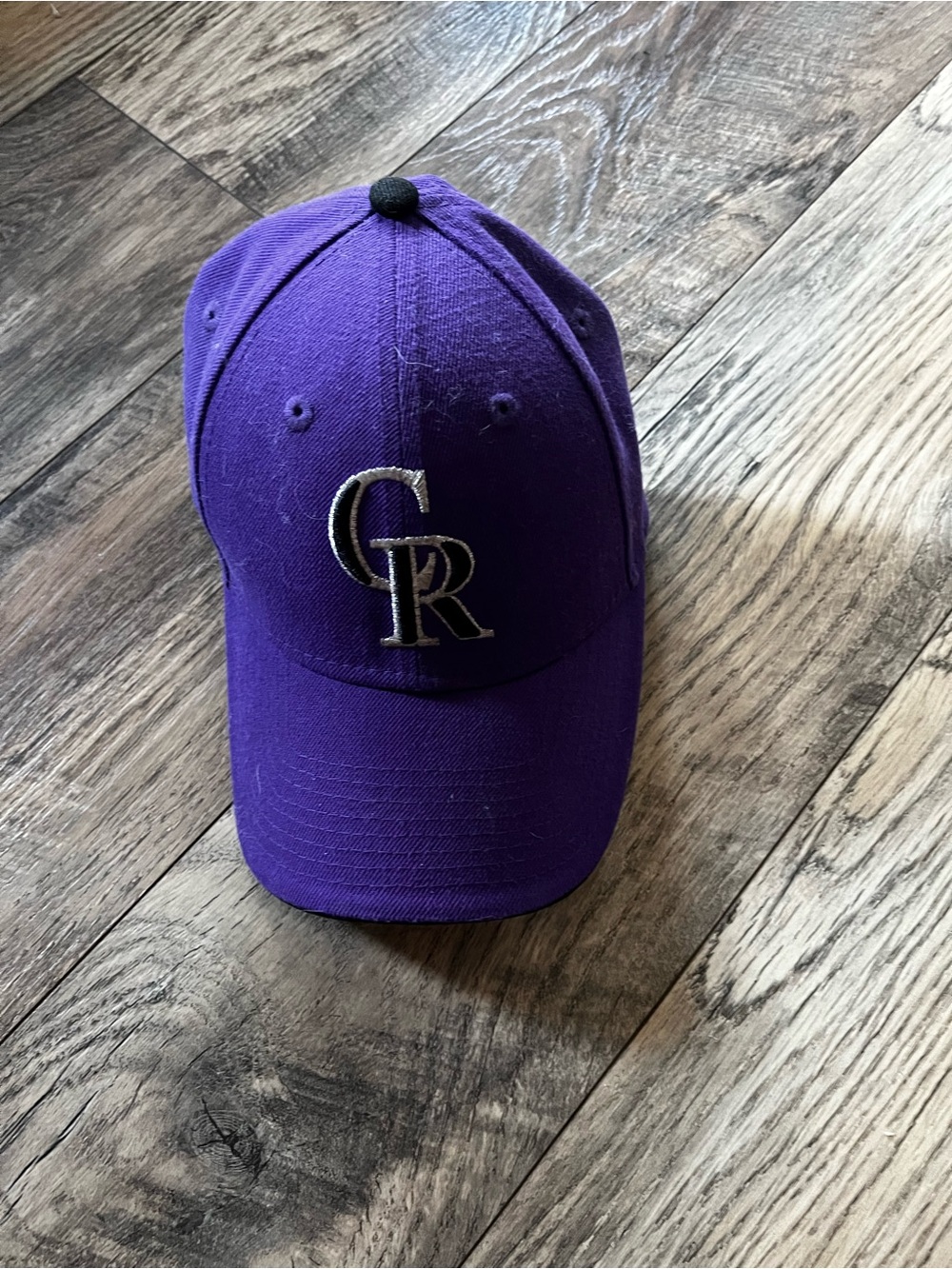 Purple Colorado Rockies baseball hat